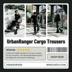 Fashion Review Cargo Pants Display Instagram Post
