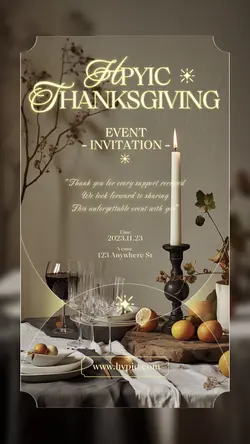 Thanksgiving Services Invitation