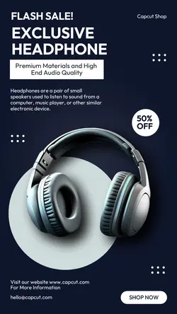 Electronic Exclusive Headphone Promotion