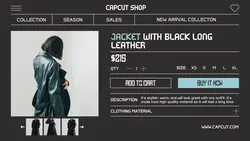 Fashion Leather Jacket Product Twitter Post