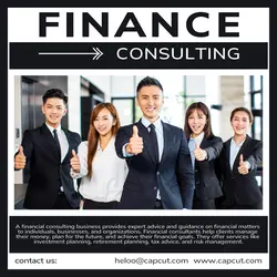 Finance Consulting services Instagram Post