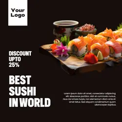 Sushi Instagram Post