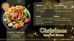 Christmas Food Menu Page
