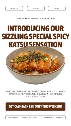 Food Special Menu Promotion Tiktok Post