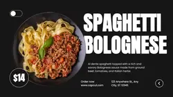 Italian Cuisine Food Promotion Twitter Post