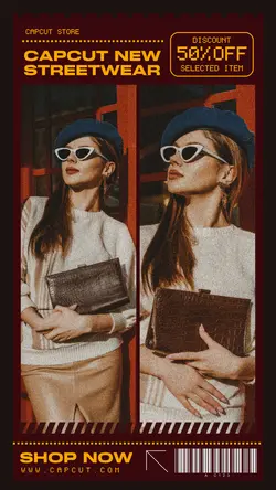 FASHION STREET WEAR SALE RED