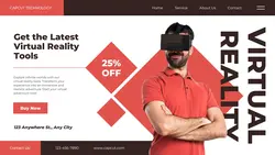 Virtual Reality Promotion Twitter Post