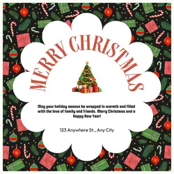 Merry Christmas Greeting Card Instagram Post