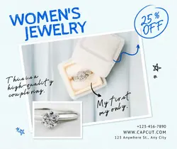 Jewelry & Accessories rings dispaly hand-drawn