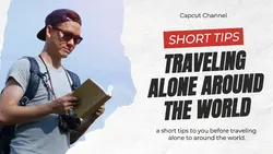 YouTube Thumbnail Learning Tips Travel Alone