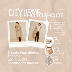 Home Photoshoot Template