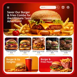 2024hot Promotional Page In-app Activity Page Food