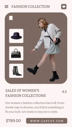 Women's Fashion Collection Sale Instagram Story