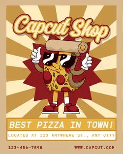 Retro Capcut Shop Poster