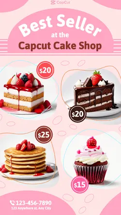 Cake Shop Promotion Instagram Story