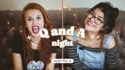 Q & A Aesthetic Thumbnail - Vlog