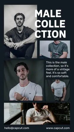 Fashion Male Collection Product Instagram Story 