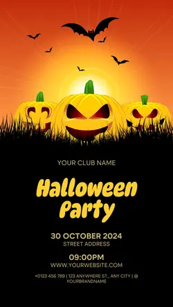 Helloween Party Instagram Story