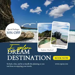 Travel Agency Promotion Instagram Post