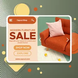 Modern Furniture Promotion Poster