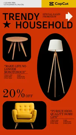 Household Table Promotion Magazine