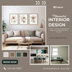 Interior Design Minimalist Instagram Post