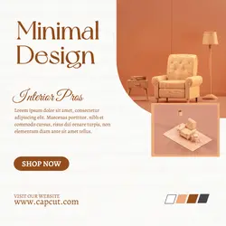 Minimal Interior Design Instagram Post