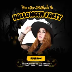 HALLOWEEN PARTY INVITATION