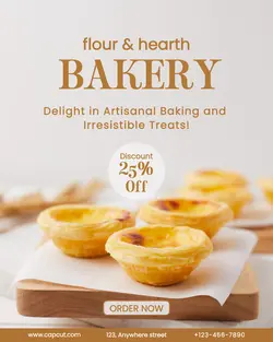 bakery promotion instagram post