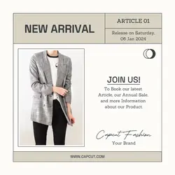 Flat Aesthetic Fashion Instagram Post