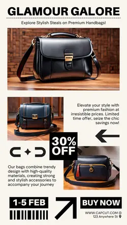 Most Popular Bag Sale Template