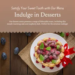 Foods & Beverage Menu