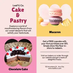 Food and Beverages Cake & Pastry Product Display