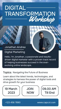 Business Digital Workshop Instagram Story