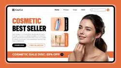 Cosmetic Best Seller Promotion Website