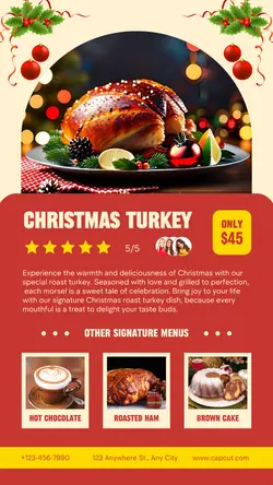Christmas Turkey Review Product Instagram Story