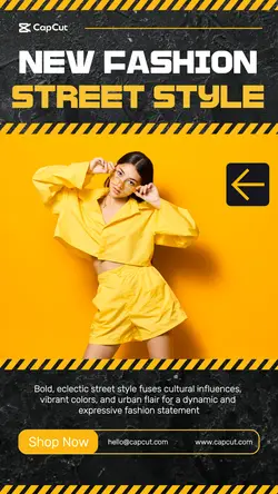 Fashion Street Sale Tiktok Post