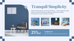 Tranquil Furniture Promo Discount Twitter Post