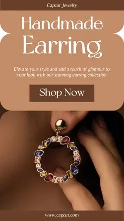 Jewelry Earring Display Instagram Story