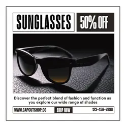 Fashion Sunglasses Promotion Instagram Post