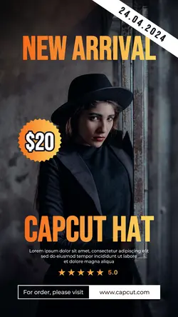 New Arrival Hut Fashion Industry Promotion instagram story