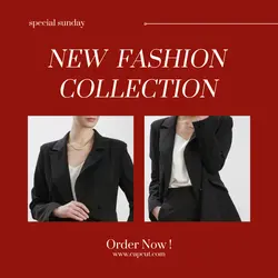 blazer fashion tamplate design