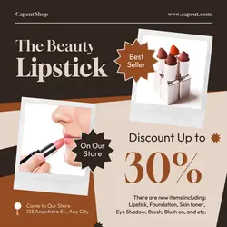 Lipstick Instagram Post