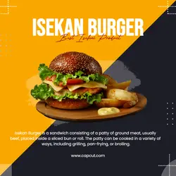 Isekan Burger Instagram Post