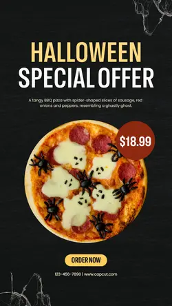 Halloween Special Promo Tiktok Post
