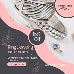 Discount Ring Jewelry Instagram Post