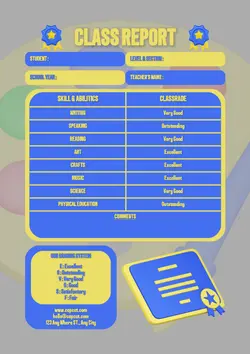 NON MARKETING REPORT CARD