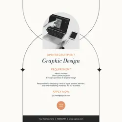 Business Recruitment Graphic Design LinkedIn Post