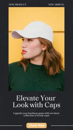 Headwear Cap Fashion Instagram Story