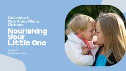 Maternal and infant care Menu